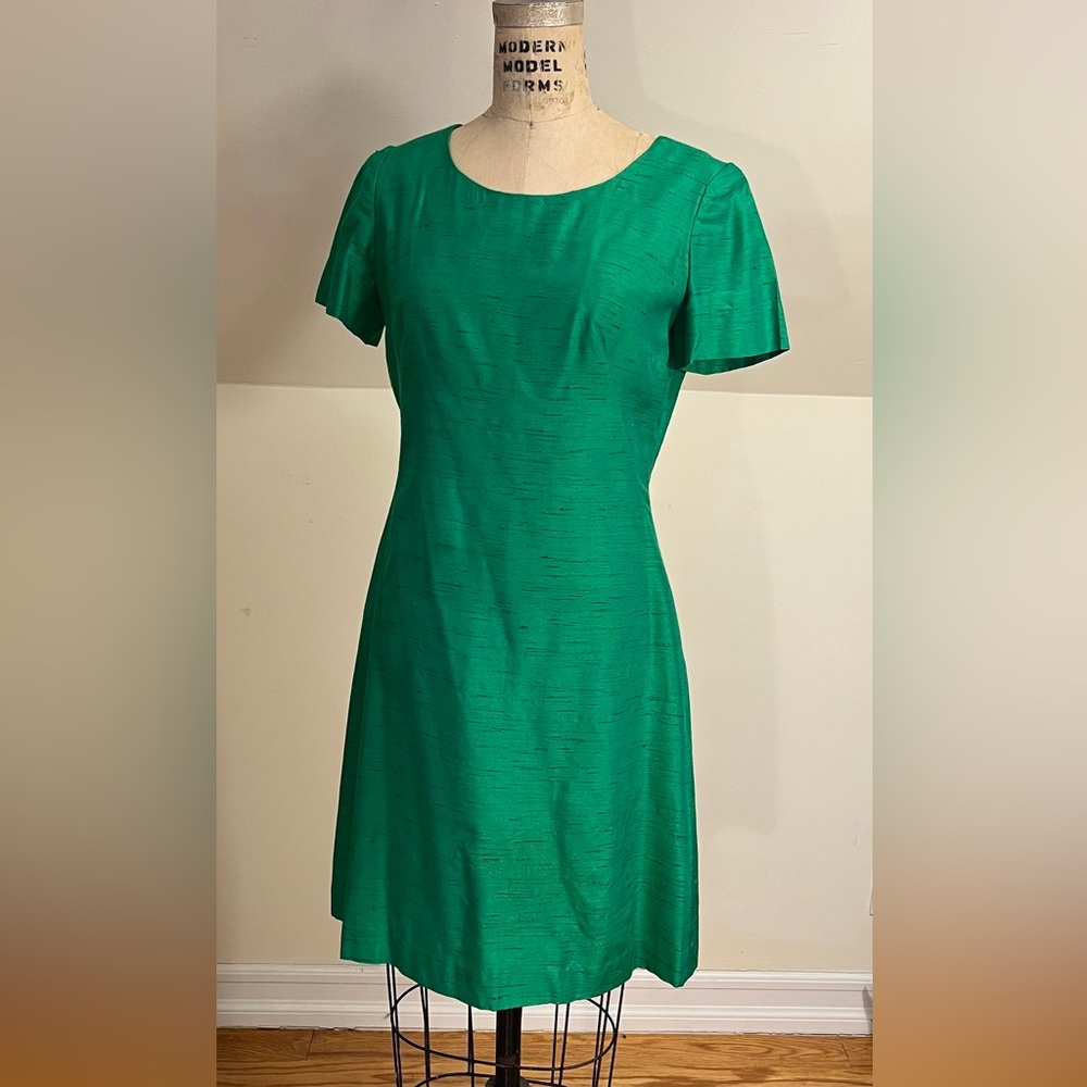 Vintage Green Mini Dress